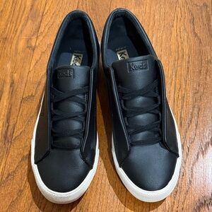 Keds Black Leather Sneakers